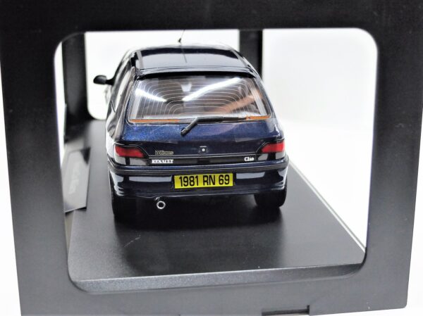 Modellino auto scala 1:18 Norev RENAULT CLIO WILLIAMS 1993 BLUE diecast modellismo statico - immagine 5