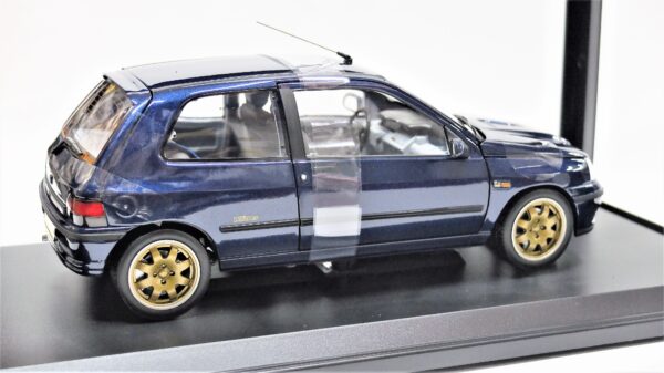 Modellino auto scala 1:18 Norev RENAULT CLIO WILLIAMS 1993 BLUE diecast modellismo statico - immagine 6