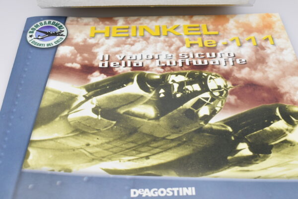modellini aerei militari da combattimento scala 1:144 Heinkel HE-111 H diecast collezione - immagine 4