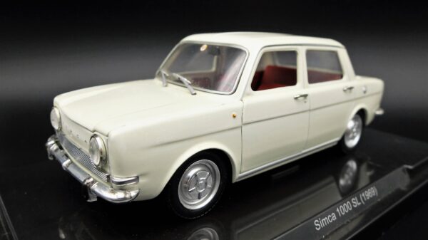 Modellino auto SIMCA 1000 scala 1:24 diecast modellismo collezione statico epoca - immagine 7