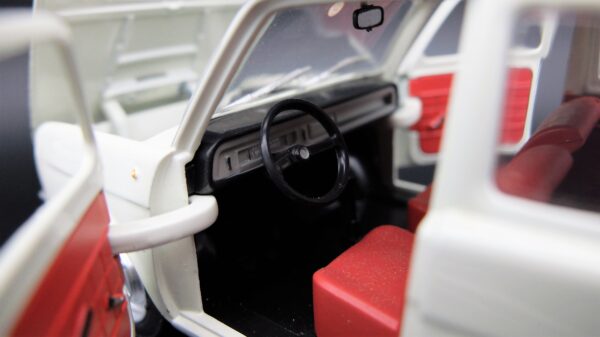 Modellino auto SIMCA 1000 scala 1:24 diecast modellismo collezione statico epoca - immagine 9