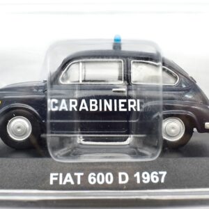 Modellino auto carabinieri scala 1:43 Fiat 600 D modellismo da collezione