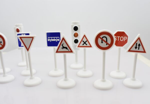 Modellino auto scala 1:64 Norev SEGNALI STRADALI TRAFFIC SIGNS diecast modellismo statico - immagine 5