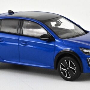 Modellino auto scala 1:43 Norev PEUGEOT 208 GT 2024 BLUE diecast modellismo