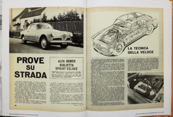 fascicolo Quattroruote Collection ALFA ROMEO GIULIETTA SPIDER modellino auto 1:24 libro book - immagine 9