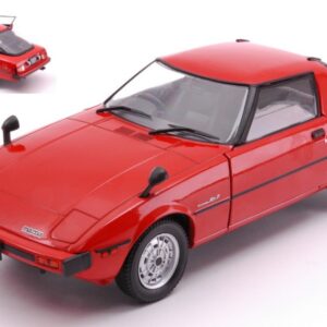 Modellino auto scala 1:24 MAZDA RX-7 RHD RED diecast modellismo statico