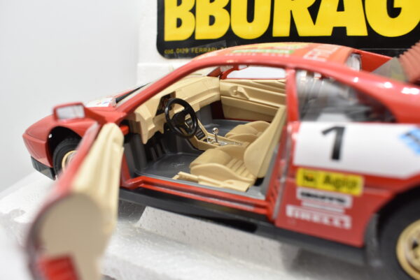 Modellino auto rally scala 1:24 Ferrari 348 tb Evoluzione Burago diecast modellismo da collezione - immagine 8