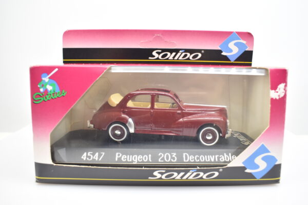 Modellino auto scala 1:43 Peugeot 203 Decouvrable Solido diecast modellismo da collezione - immagine 2