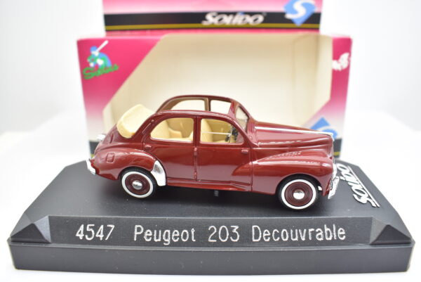 Modellino auto scala 1:43 Peugeot 203 Decouvrable Solido diecast modellismo da collezione - immagine 4
