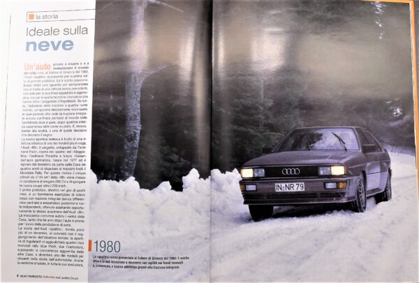 fascicolo Quattroruote Collection AUDI QUATTRO modellino auto 1:24 libro book - immagine 3