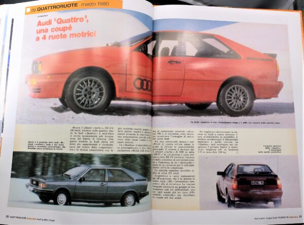 fascicolo Quattroruote Collection AUDI QUATTRO modellino auto 1:24 libro book - immagine 8
