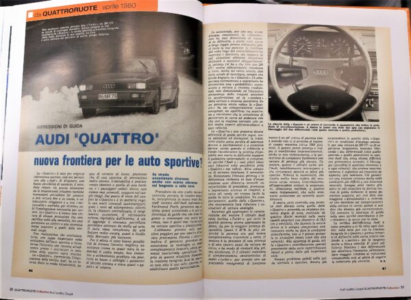 fascicolo Quattroruote Collection AUDI QUATTRO modellino auto 1:24 libro book - immagine 9