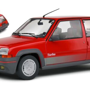 Modellino auto scala 1:18 Solido  RENAULT R5 GT TURBO MKI 1985 RED diecast modellismo statico