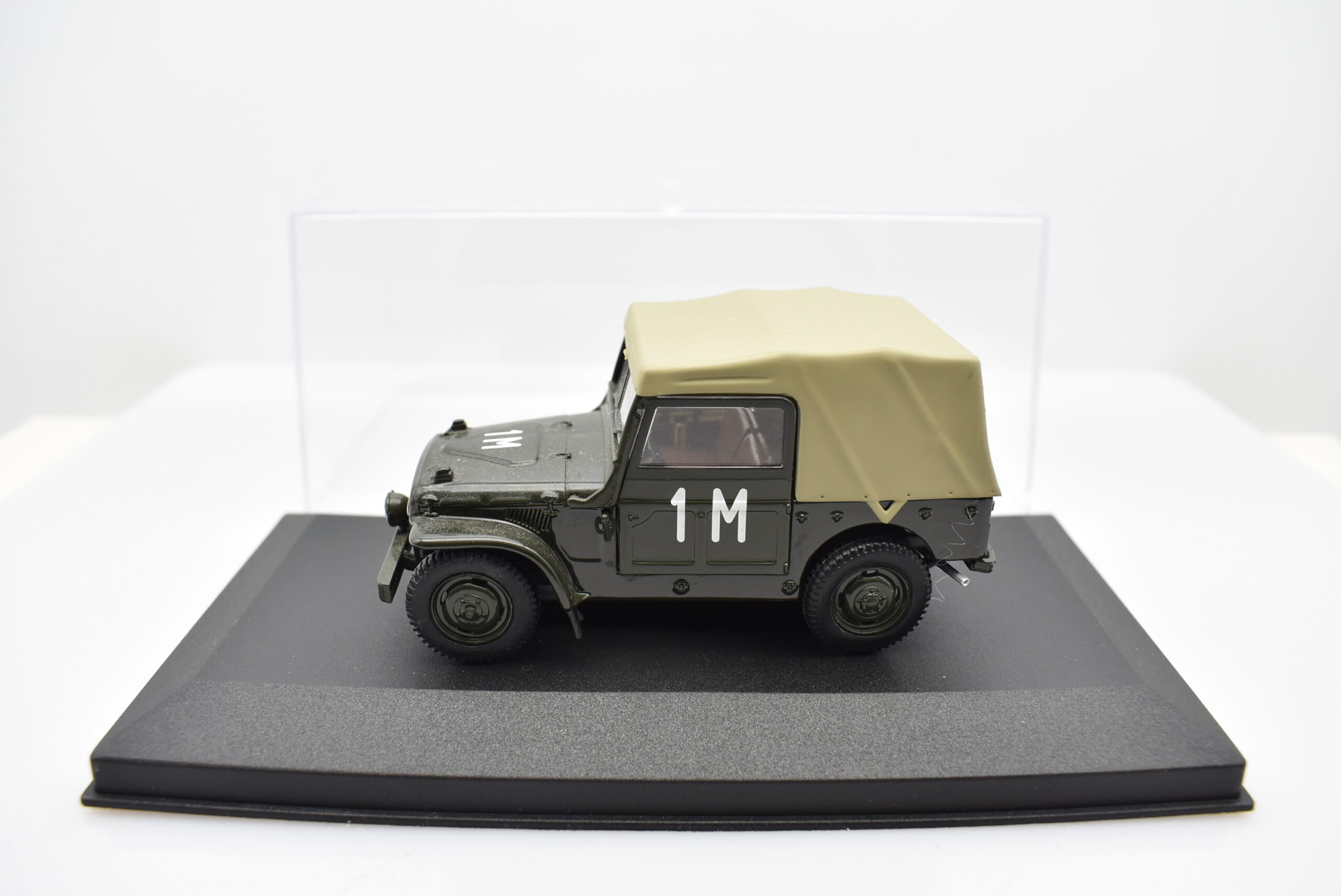 Modellino auto scala 1:43 Fiat Campagnola AR55 Militare Norev diecast modellismo da collezione - immagine 2