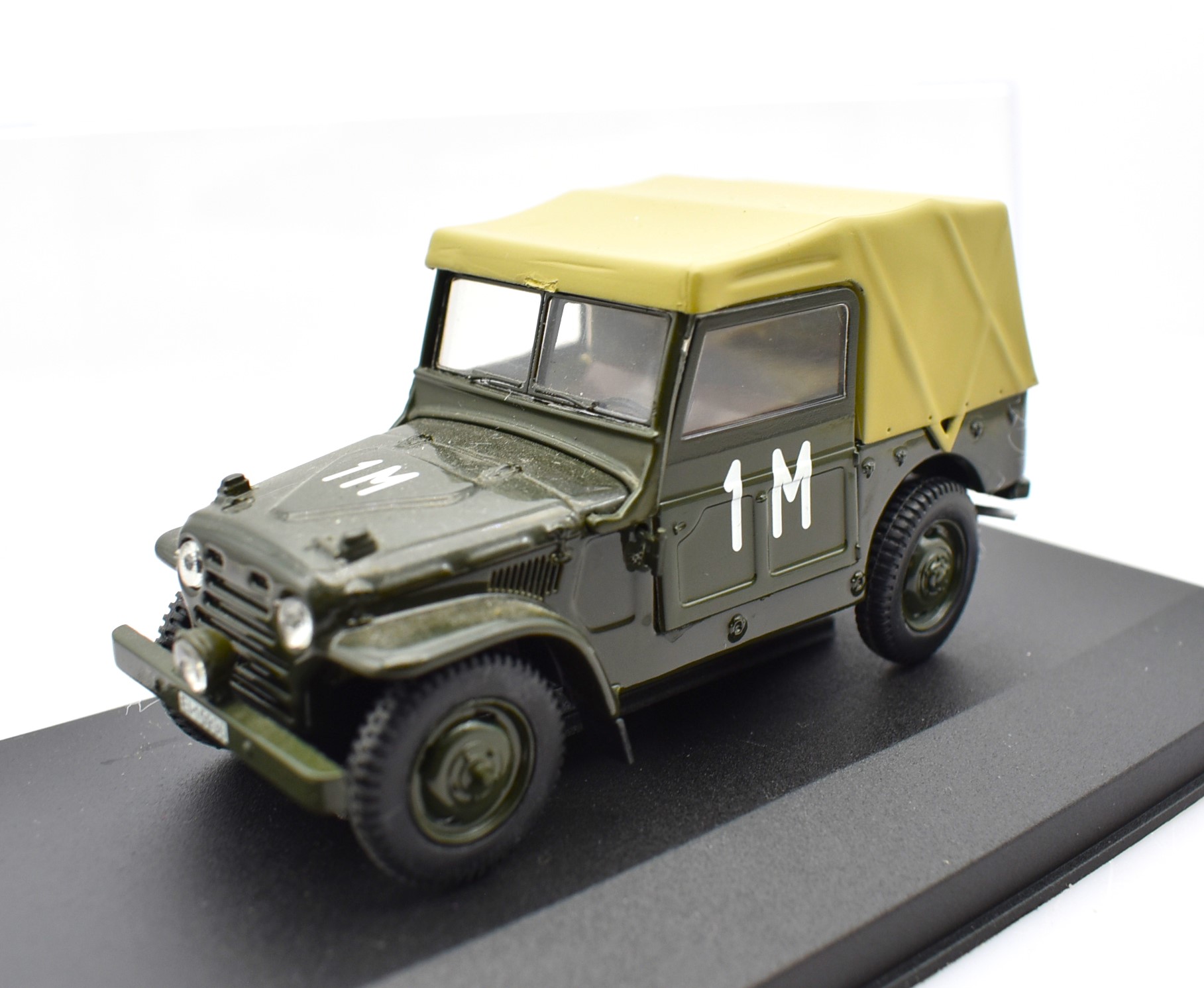 Modellino auto scala 1:43 Fiat Campagnola AR55 Militare Norev diecast modellismo da collezione
