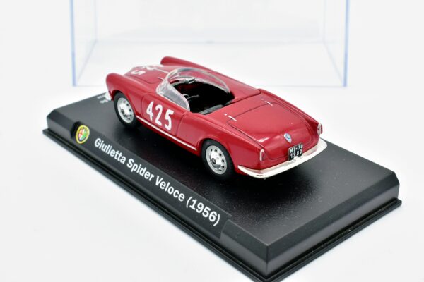 Modellino auto scala 1:43 Alfa Romeo Giulietta Spider Veloce diecast modellismo da collezione - immagine 4