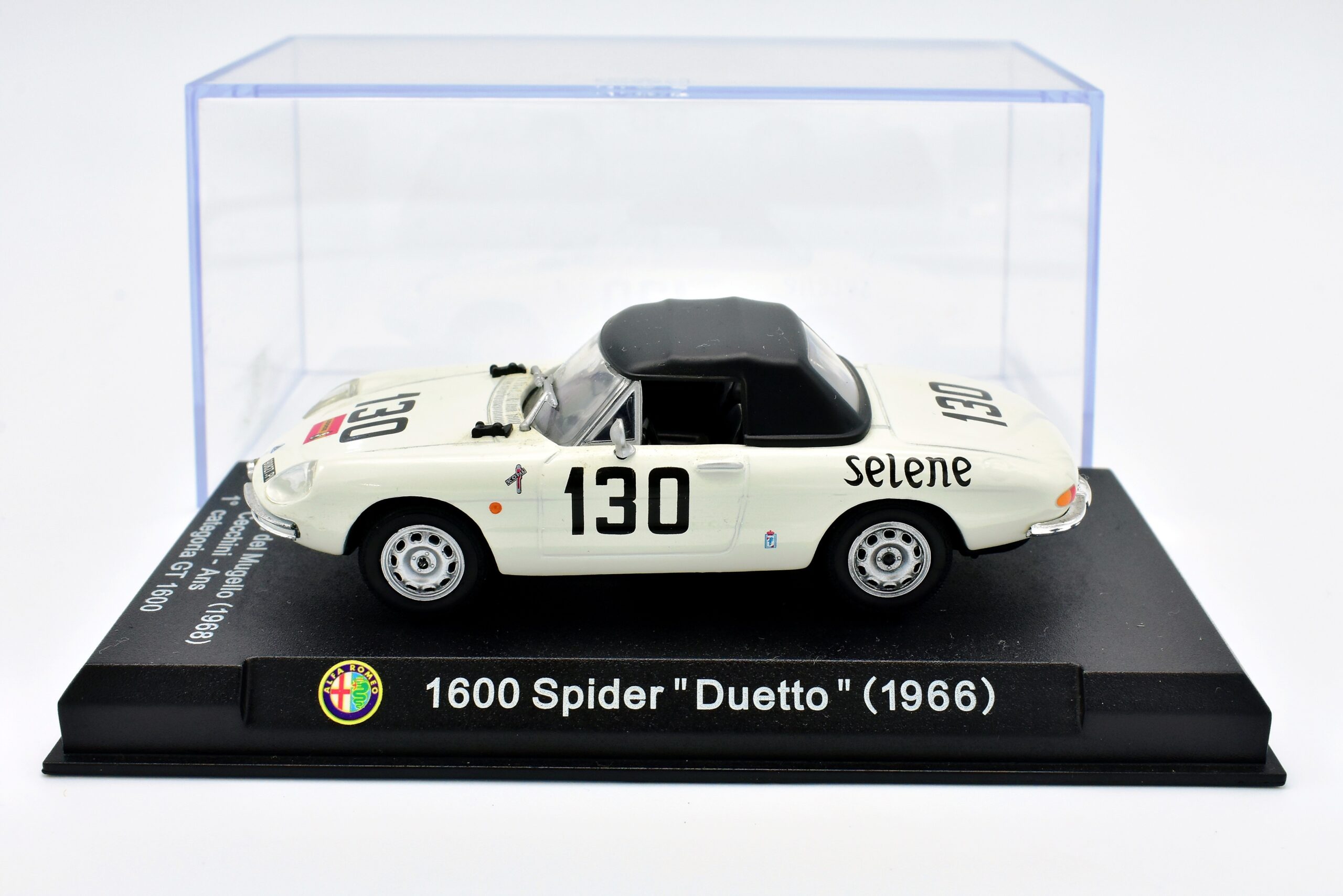 Modellino auto scala 1:43 Alfa Romeo DUETTO 1600 Spider diecast modellismo da collezione - immagine 2
