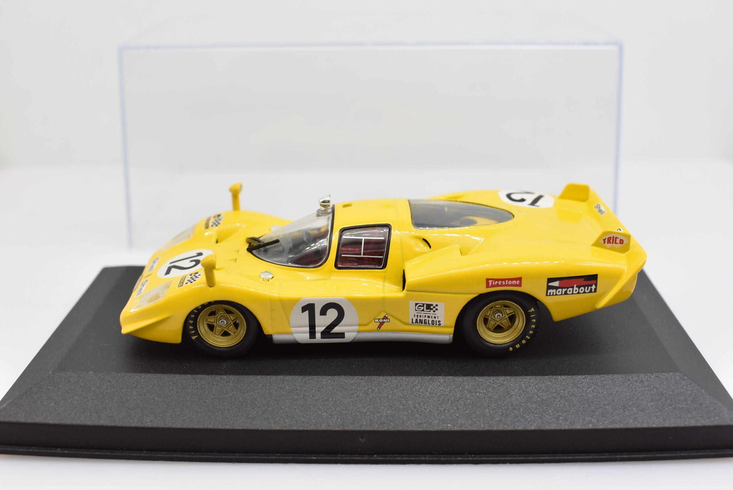 Modellino auto scala 1:43 Ferrari 512S IXO diecast modellismo da collezione - immagine 2