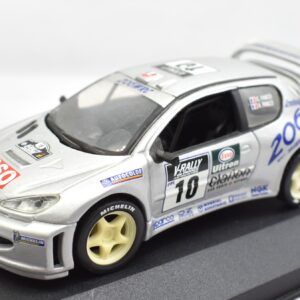 Modellino auto scala 1:43 Peugeot 206 WRC IXO diecast modellismo da collezione