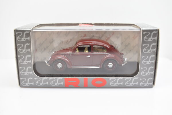 Modellino auto scala 1:43 Volkswagen Maggiolino Rio diecast modellismo da collezione - immagine 2