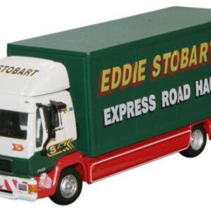 Modellino camion scala 1:76 MAN L2000 BOX VAN EDDIE STOBART truck lorry modellismo statico