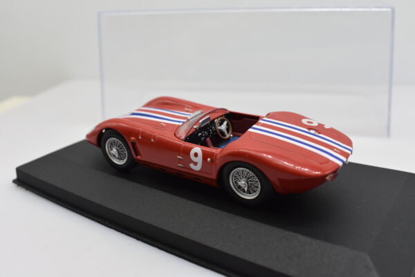 Modellino auto scala 1:43 Maserati Tipo 61 Drogo Reims diecast modellismo da collezione - immagine 4