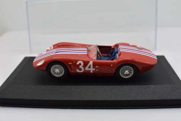 Modellino auto scala 1:43 Maserati Tipo 61 Drogo Reims diecast modellismo da collezione - immagine 2