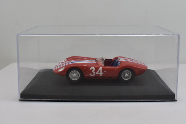 Modellino auto scala 1:43 Maserati Tipo 61 Drogo Reims diecast modellismo da collezione - immagine 5