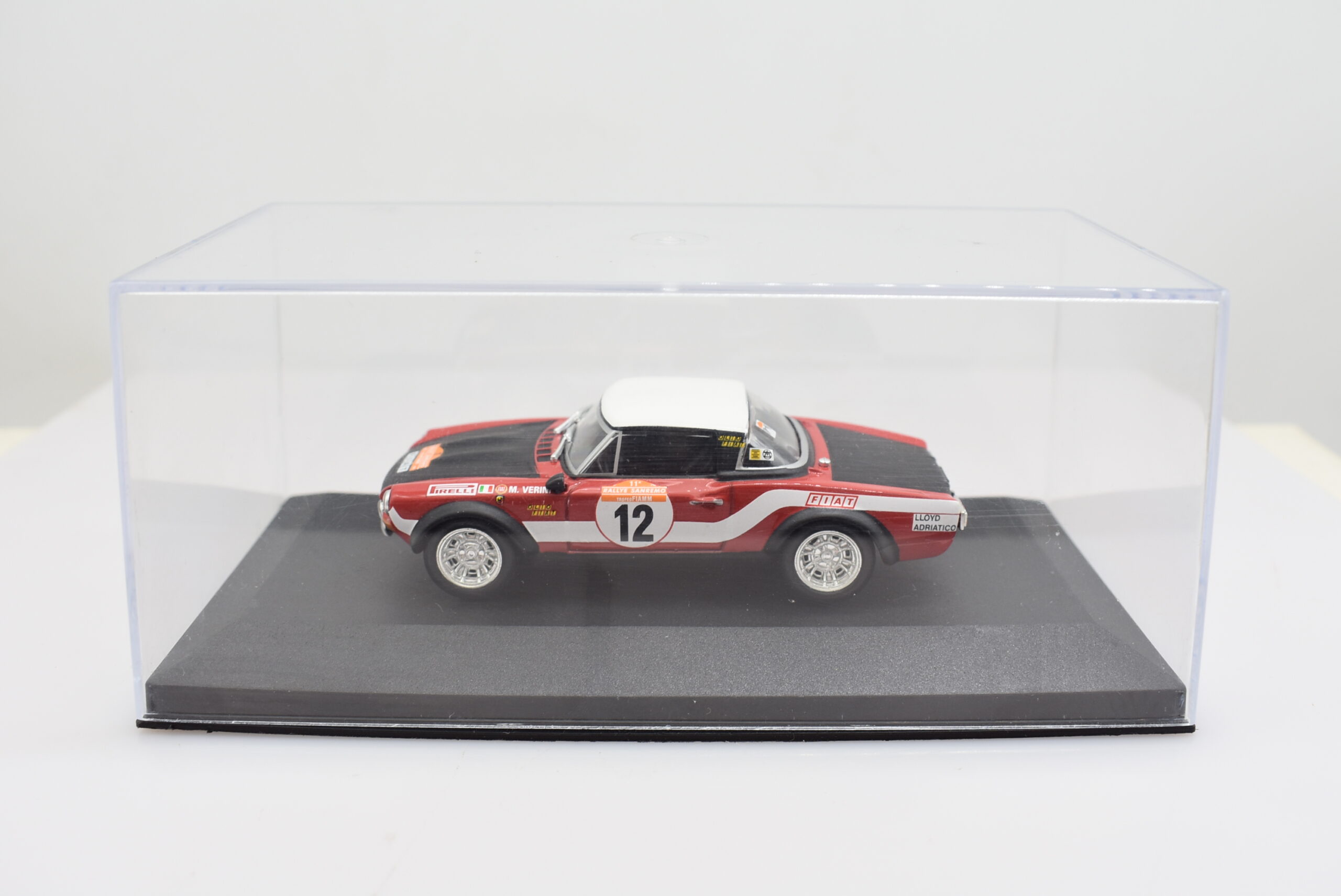 Modellino auto scala 1:43 Fiat 124 rally IXO diecast modellismo da collezione - immagine 4