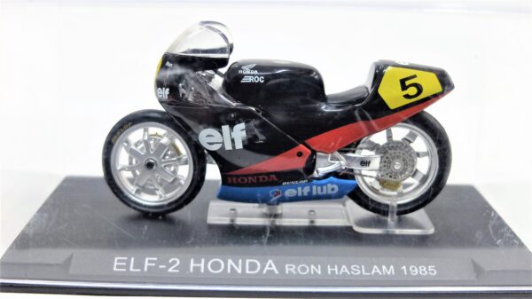 modellini moto scala 1:24 ELF 2 HONDA diecast collezione edicola de agostini - immagine 2