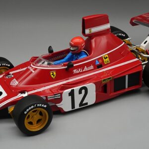 Modellino auto formula 1 F1 scala 1:18 FERRARI 312 B3 SPAIN GP f1 1974 LAUDA DRIVER