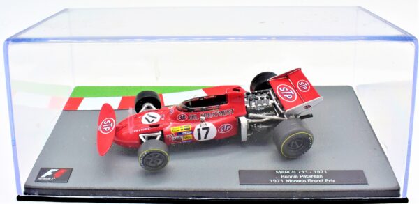 Modellini auto FORMULA 1 scala 1:43 MARCH 711 Peterson collezione ixo - immagine 2