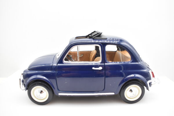 Modellino auto FIAT 500 L scala 1:16 Burago diecast modellismo da collezione - immagine 2