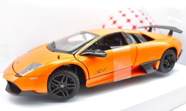 Modellino auto scala 1:24 Lamborghini Murcielago LP 670 4 SV diecast modellismo da collezione - immagine 3