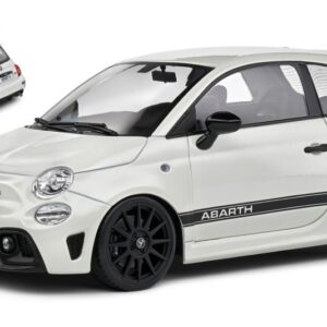 Modellino auto scala 1:18 Solido  FIAT NUOVA 500 ABARTH 595 2022 WHITE diecast modellismo statico
