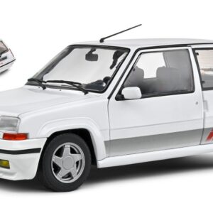 Modellino auto scala 1:18 Solido  RENAULT R5 GT TURBO MKII 1989 WHITE diecast modellismo statico
