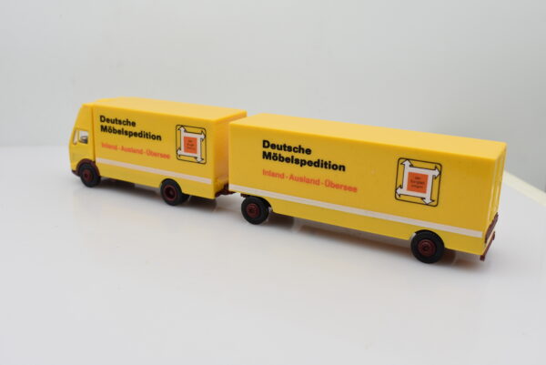 Herpa modellino camion scala 1:87 Mercedes Benz NG Deutsche Möbelspedition modellismo da collezione - immagine 5