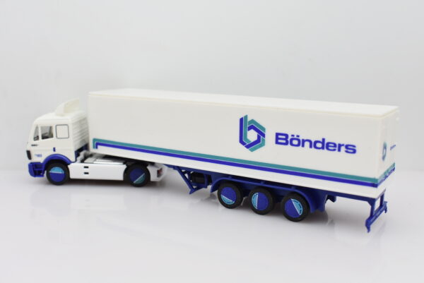Herpa modellino camion scala 1:87 Mercedes 1735 Bonders modellismo da collezione - immagine 4