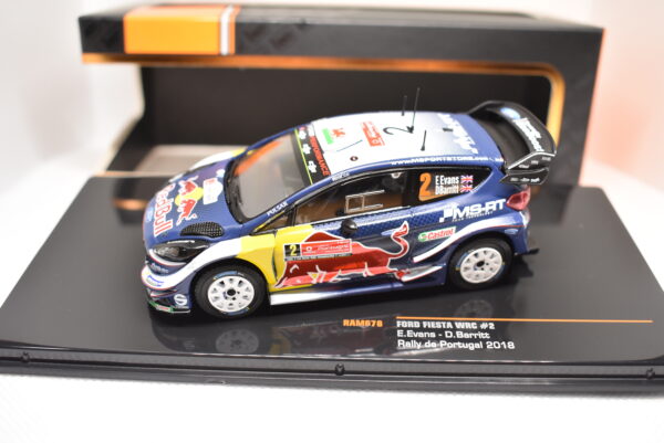 Modellino auto scala 1:43 Ford Fiesta WRC IXO diecast modellismo da collezione - immagine 3