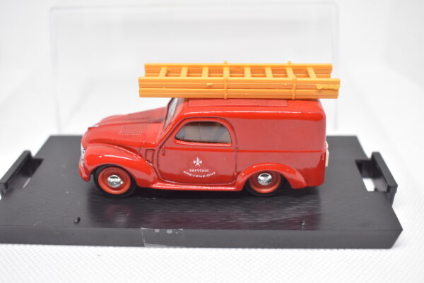 Modellino auto pompieri scala 1:43 Fiat 500 C Furgone Brumm diecast modellismo da collezione - immagine 2