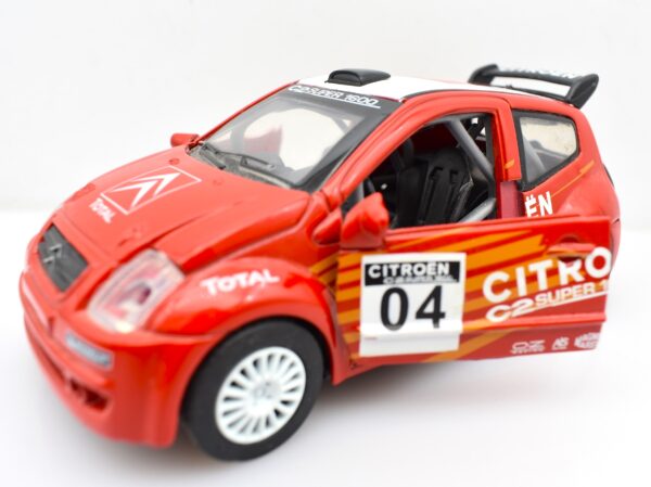 Modellino auto rally scala 1:32 Citroen C2 Sport New Ray diecast modellismo da collezione