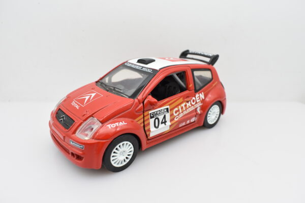 Modellino auto rally scala 1:32 Citroen C2 Sport New Ray diecast modellismo da collezione - immagine 6