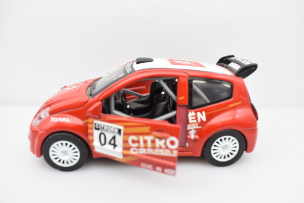 Modellino auto rally scala 1:32 Citroen C2 Sport New Ray diecast modellismo da collezione - immagine 2