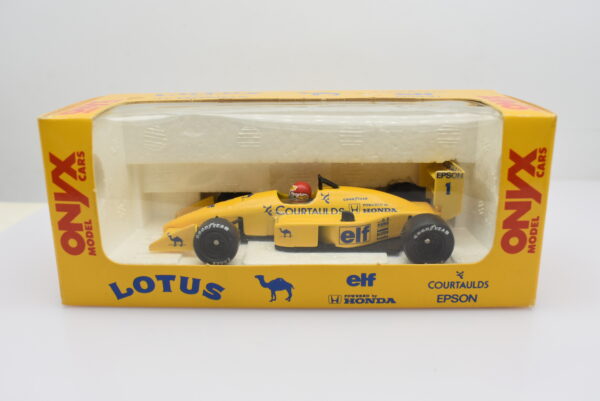 Modellini auto Lotus 100 T Piquet scala 1:43 Formula 1 Onyx diecast da collezione - immagine 2