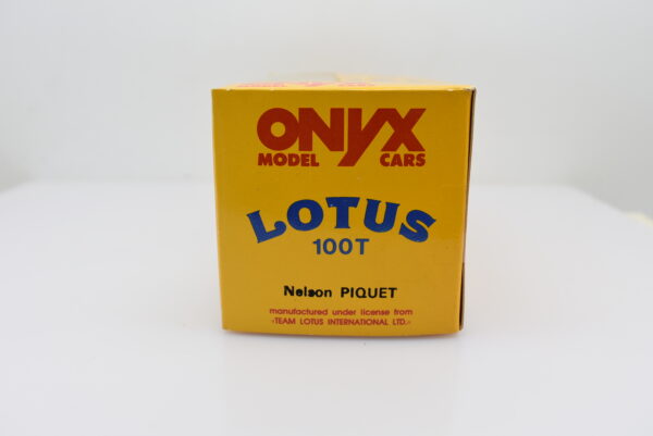 Modellini auto Lotus 100 T Piquet scala 1:43 Formula 1 Onyx diecast da collezione - immagine 3