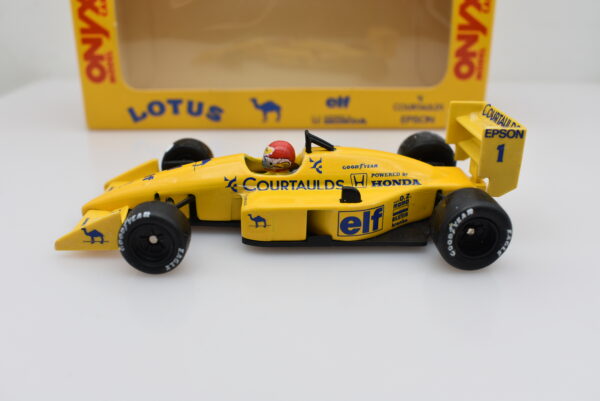 Modellini auto Lotus 100 T Piquet scala 1:43 Formula 1 Onyx diecast da collezione - immagine 5