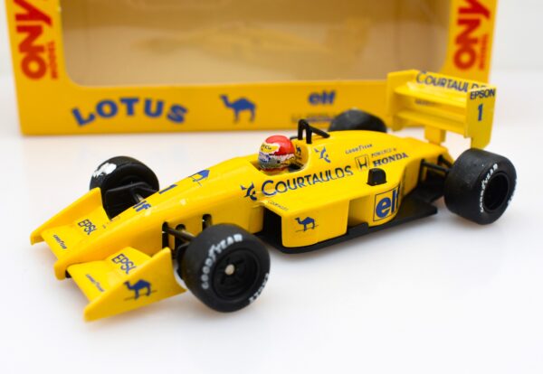 Modellini auto Lotus 100 T Piquet scala 1:43 Formula 1 Onyx diecast da collezione