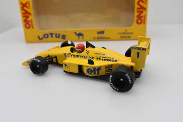 Modellini auto Lotus 100 T Piquet scala 1:43 Formula 1 Onyx diecast da collezione - immagine 7