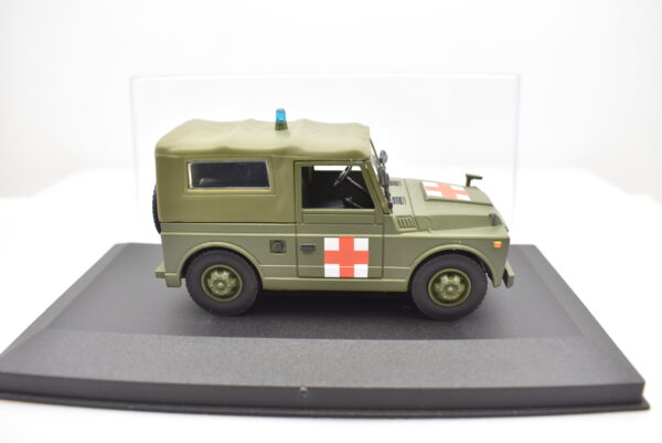 Modellino auto carabinieri scala 1:43 JEEP Fiat Nuova Campagnola CROCE ROSSA - immagine 5