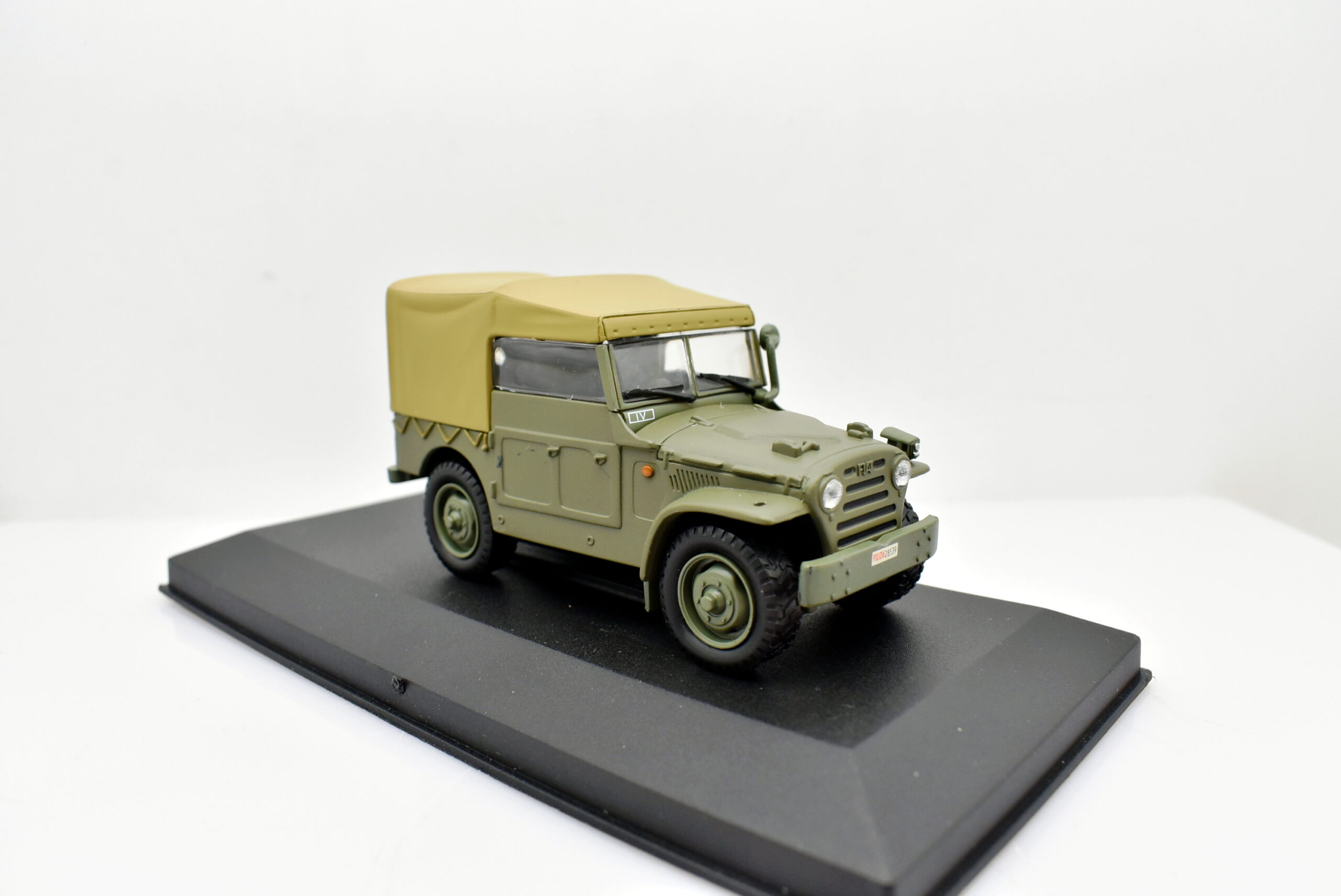 Modellino auto polizia scala 1:43 Fiat Campagnola A.R. diecast modellismo da collezione - immagine 4